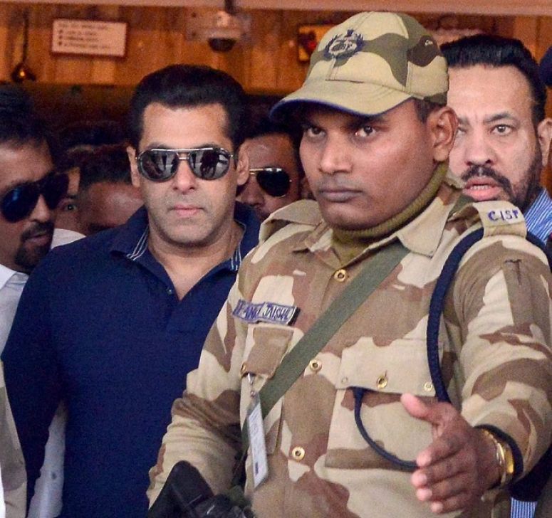 Bollywood superstar Salman Khan in an Arms Act case that had been filed against the actor in 1998