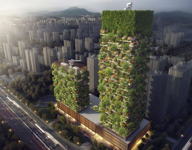 While We're FlirtingWith Odd-Even, China Is Building Vertical Forests To Fight Pollution
