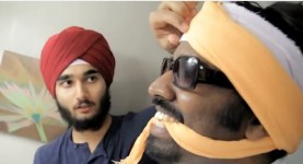 A Sikh Teaches A Tamilian How To Tie A Turban. On The Way, They Bust Tons Of Cultural Stereotypes