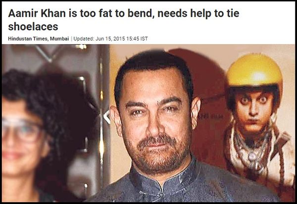 At 98 Kgs, Aamir Khan Is So Big, He Canâ€™t Even Tie His Own Shoelaces