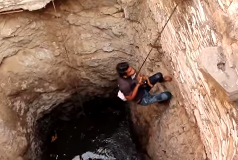 This Video Of A Man Jumping Into A Well To Save A Puppy Will Restore Your Faith In Humanity