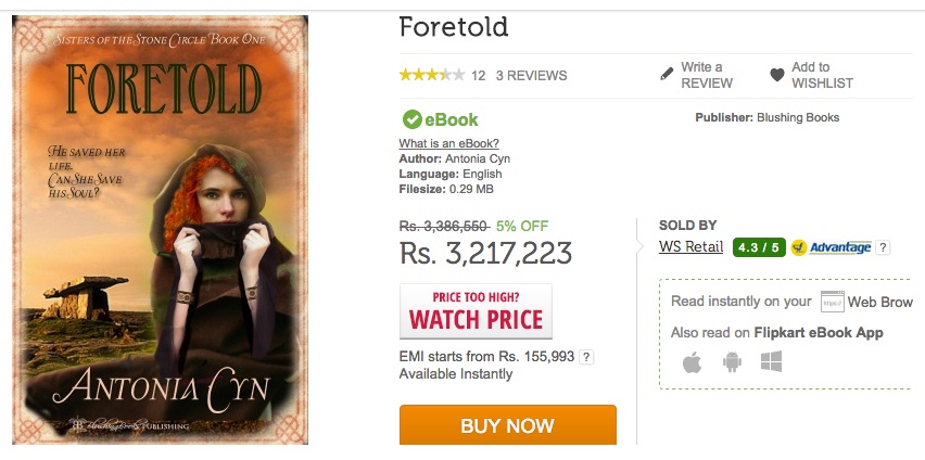 E-Book Available for purchase On Flipkart Intended for Rs 34 Lakhs. And also this Is After having a Discount.