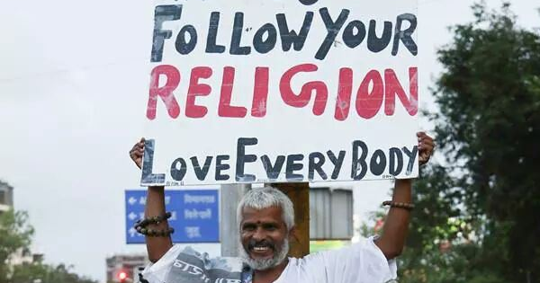 This man has an important message for people who spread hatred in the name of religion
