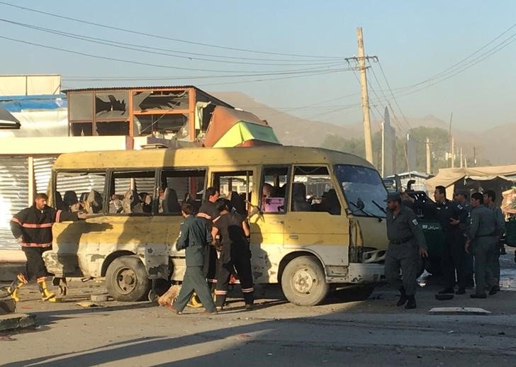 14 Killed 8 Injured After Taliban Suicide Bomber Attacks A Minibus In Kabul