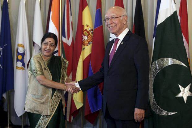 Sartaj Aziz Says Pakistan Is Not Willing To Accept Indiaâ€™s Terms For Peace Talks