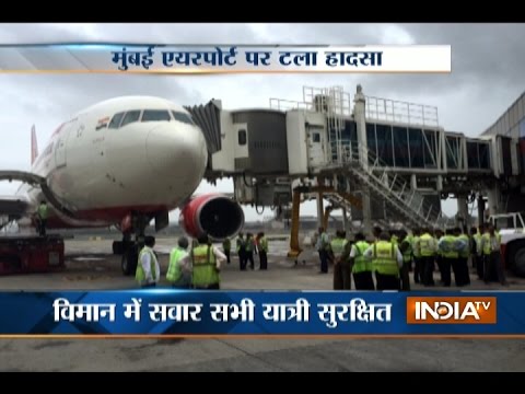Major Disaster Averted After Air India Aircraft Rams Into An Aerobridge At Mumbai Airport