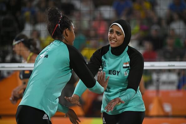 This Picture Is What Olympics Is All About Egyptians In Hijabs and Germans In Bikinis