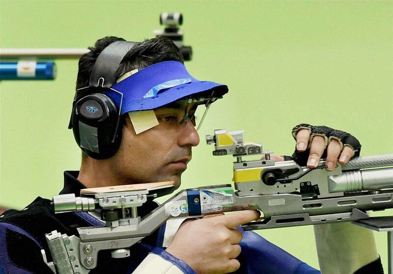 Before His Event Bindra Fell With Gun And Broke Sight Specially Designed For Rio 2016