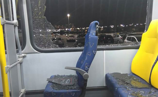 Near Rio Olympics Venue Bus Carrying Journalists Attacked