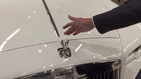 Here is What Happens If Someone Tries To Steal A Rolls Royce Hood Accessory. Ouch That is Painful