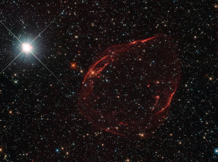 NASAs Telescope Captures An Image Of A Star That Exploded 160,000 Light-Years Away From Earth