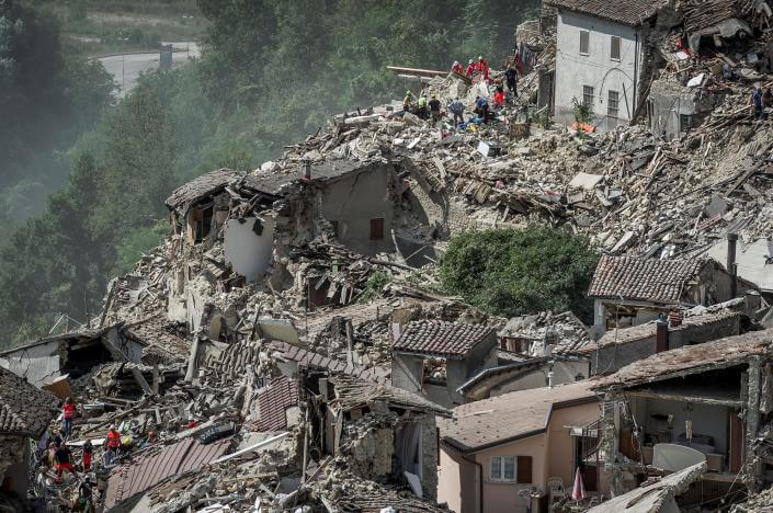 Death Toll From Italy Earthquake Rises To 247 As Rescuers Race To Find Survivors