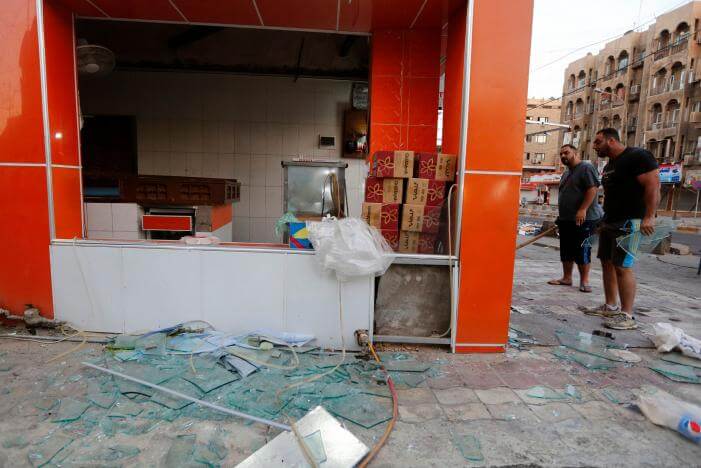 12 killed 28 Injured After Suicide Car Bomb Explodes In Central Baghdad