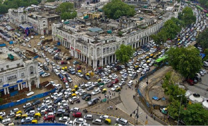 From The British Point Of View this Beautiful Video Clip Shows The Heart Of Delhi Connaught Place