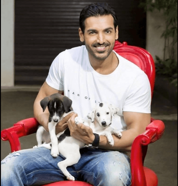 John Abraham Argues Over His New Puppy Being Called A ‘Stray’ Dog