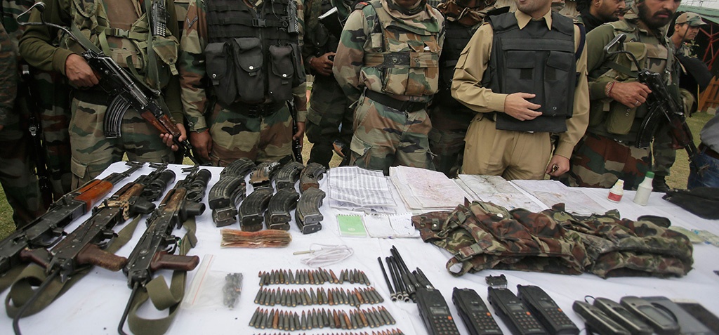 Arms Recovered From Terrorists Killed In Kashmir Encounters Nail Pakistan