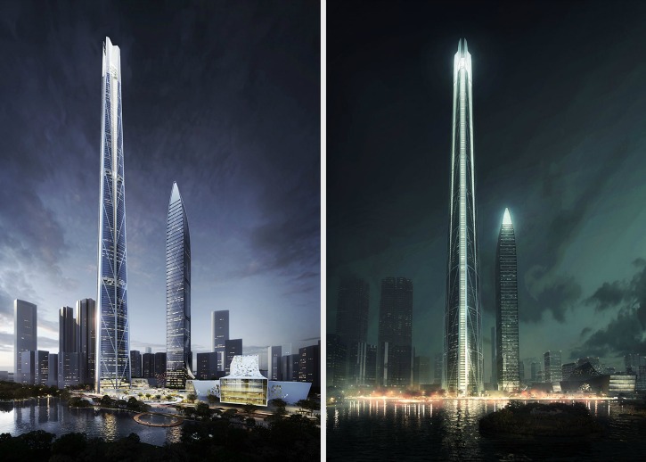 China To Get A 2424-Ft Tall Tower In Shenzhen, Expected To Be The Third Highest In The World