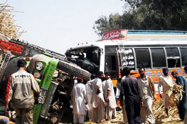 At A minimum of 30 Killed After Two Buses Collide In Pakistans Punjab Province