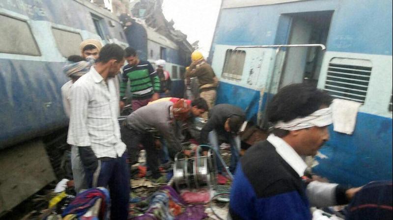 The Indore-Patna Express derailed in Uttar Pradesh killing over 120 people!