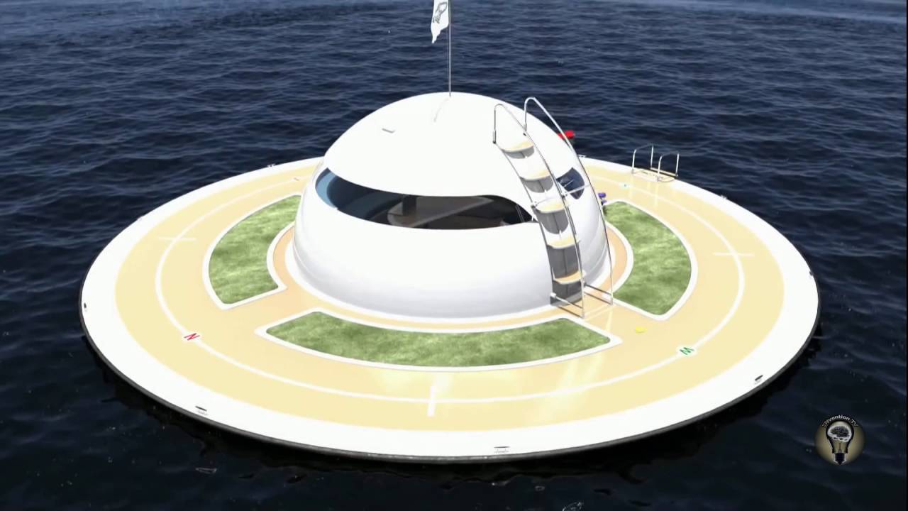 This UFO-Like Floating Home Will Make It Possible For You To Live In The Middle Of The Sea!