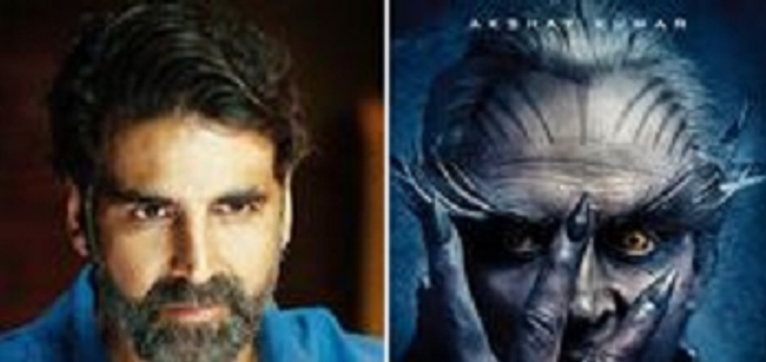 Akshay Kumar Tweeted A Photo Of His Look In 2.0 & He's Almost Unrecognizable