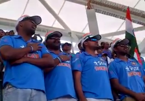 This Feature Of 40,000 Indian Cricket Fans Singing The National Anthem Will Provide for You Goosebumps