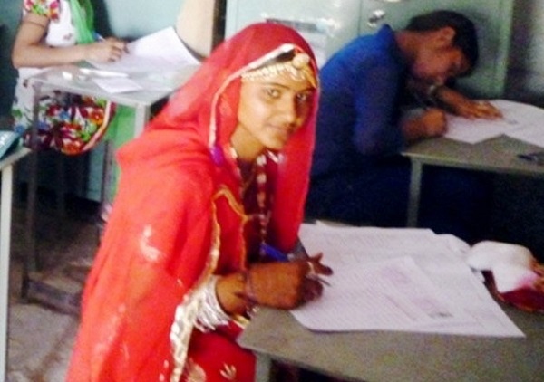 Bidaai Can Wait. This Bride Gave Her BA Exam Before Leaving For Her Husbandâ€™s House In Rajasthan!
