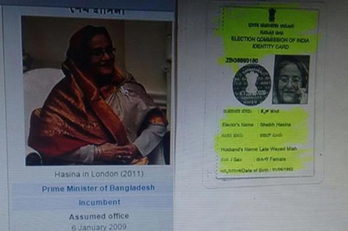 Bangladesh PM Sheikh Hasina Is A Registered Voter In Bengaluru. Legally Illegal Much?
