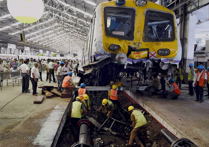 Mumbai Local Train Crashes Into Dead End At Churchgate Station, Inquiry Ordered