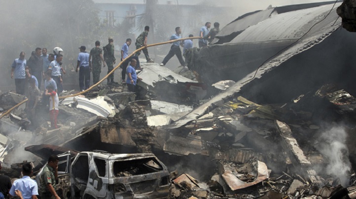 Death Toll Rises to 142 After Indonesian Military Plane Crashes Into City