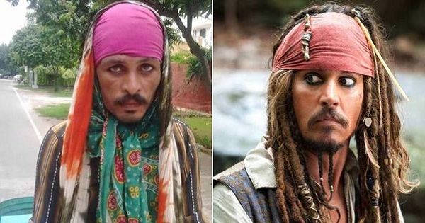 Captain Jack Sparrow Spotted Pulling A Rickshaw In India!