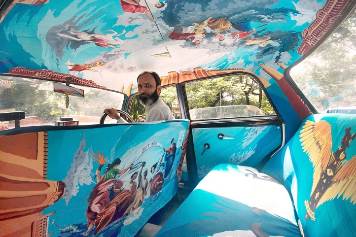 Indo Pak Design Team Gives Mumbai Cabs Colourful Makeover To Spread Peace