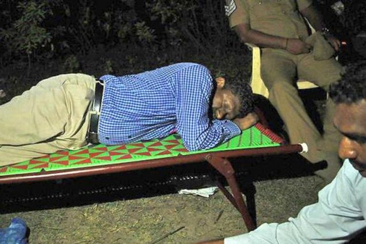 IAS Officer Spends Night At Graveyard To Protect Evidence