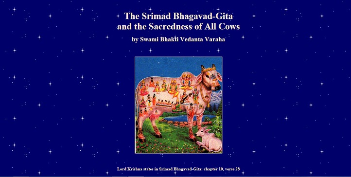 Holy Cow! What Does The â€˜Bhagavad Gitaâ€™ Actually Say About The Sacred Bovine?