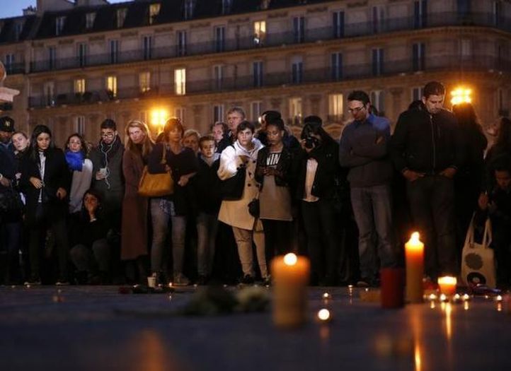 Parisians Return To The Famous Square To Show Solidarity For Paris Attack Victims