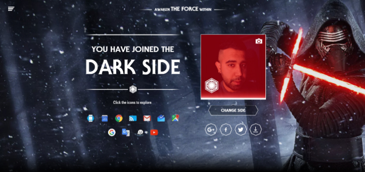 Star Wars Mania: Now Google Lets You â€˜Awaken The Force Withinâ€™