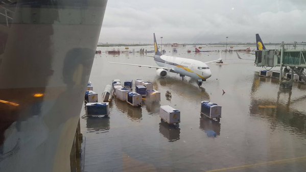Authorities Begin Evacuation of 3500 Stranded At Chennai Airport Due To Floods