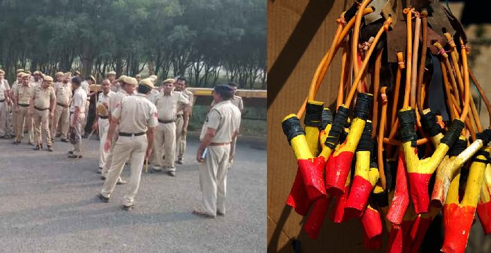Haryana Cops Have A New Weapon To Control Protesters: Slingshot