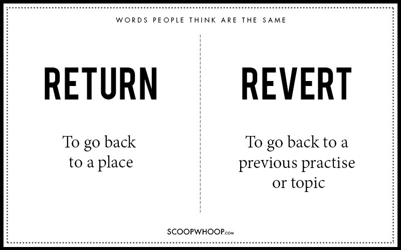Most People Think These Words Have The Same Meaning. Hereâ€™s What They Actually Mean