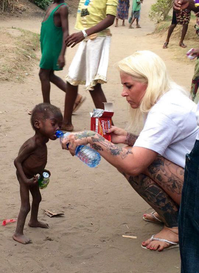 A Starving Nigerian Boy Is Given Water And Food After 8 Months And The Images Are Moving