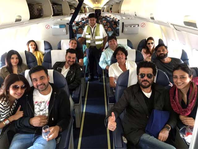 A Plane Full of Shilpa Shettys First Class Friends