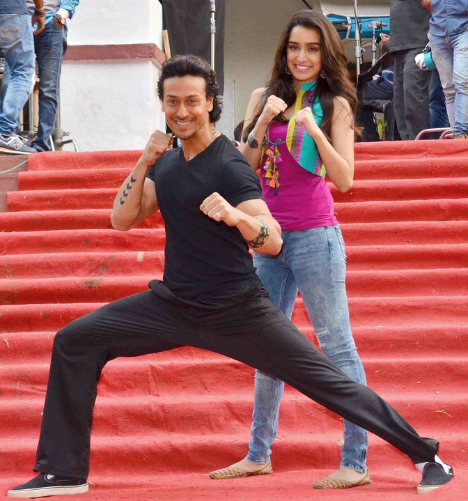In Pics: Shraddha and Tiger Have Fun On the Sets of â€˜Baaghiâ€™