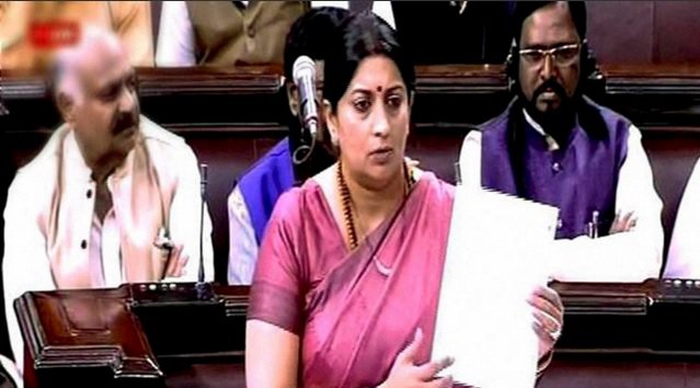 Smriti Irani Made Many Claims In Parliament. These Landed Her In Trouble