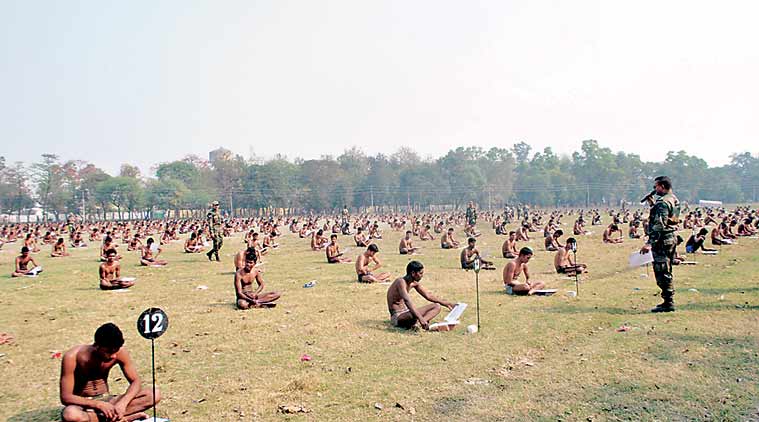 In Bihar, Officials Saved Time On Frisking 1,000 Candidates For Army By Asking Them To Strip