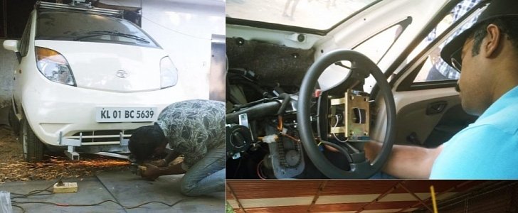 This Kerala Techie Just Turned A Tata Nano Into A Self-Driving Car