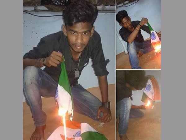 This Chennai Youth Arrested For Sedition Last Month After Burning Indian Flag, Has Got Bail