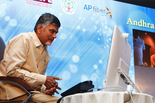 Andhra Pradesh CM Launches Cost-Effective High Speed Fiber Optic Broadband Internet