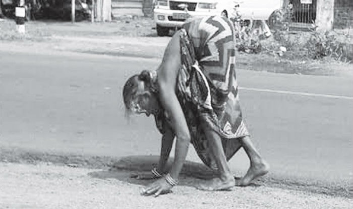 This 65-YO Woman In Odisha Crawled 2 Km For Her Rs. 300 Pension Because No One Would Deliver It To Her