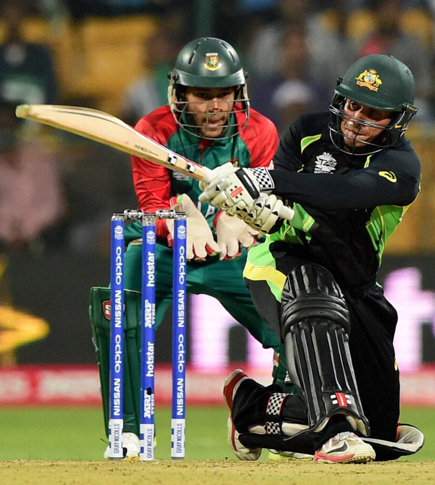 Australia See Off Bangladesh In World T20. As Khawaja Smashes Fifty
