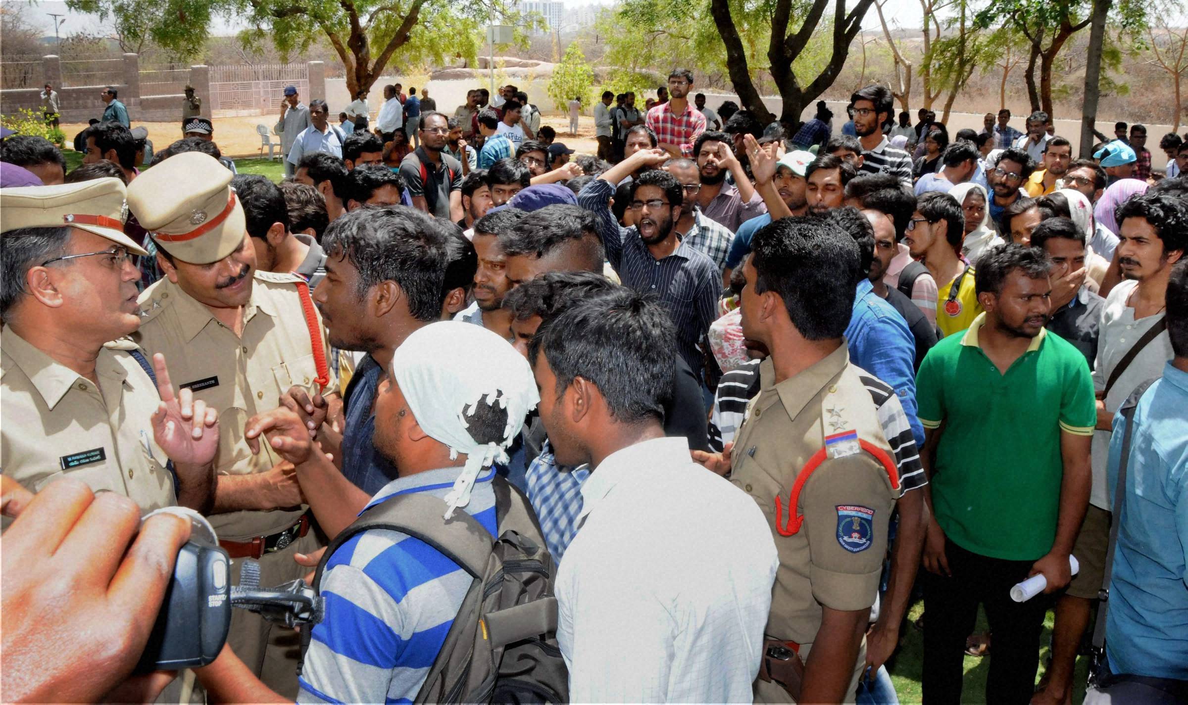 There is Being Denied Food, Water & Electricity On Campus Say Hyderabad Central University Students 